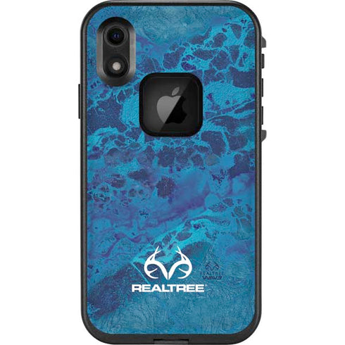 RealTree WAV3 Blue Camo LifeProof Fre iPhone Skin