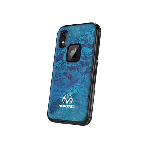 RealTree WAV3 Blue Camo LifeProof Fre iPhone Skin