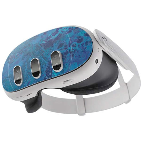 RealTree WAV3 Blue Camo Meta Quest 3 Skin