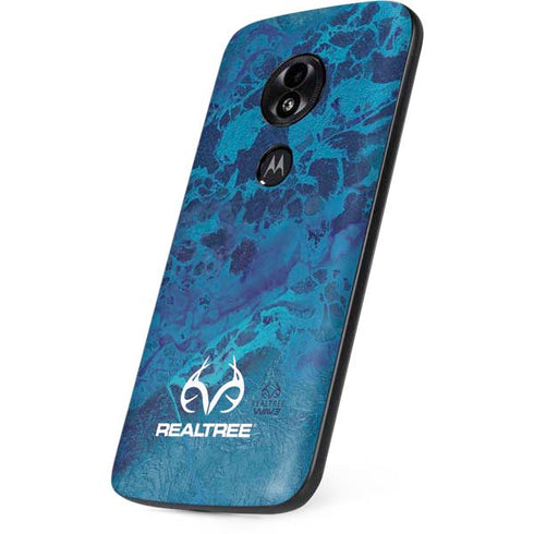 RealTree WAV3 Blue Camo Moto E5 Play Skin