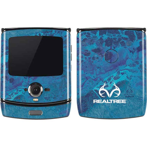 RealTree WAV3 Blue Camo Motorola RAZR Skin
