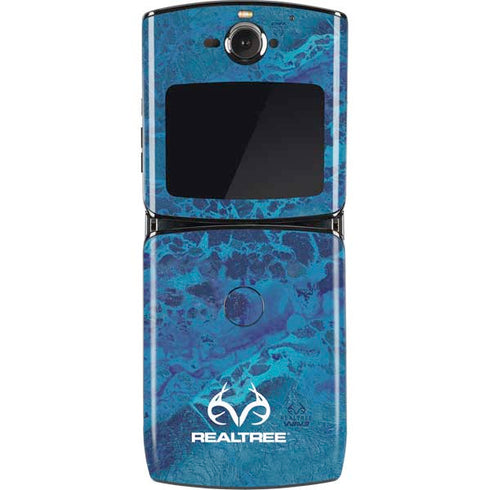 RealTree WAV3 Blue Camo Motorola RAZR Skin