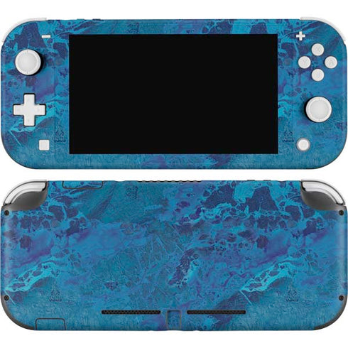 RealTree WAV3 Blue Camo Nintendo Switch Lite Skin