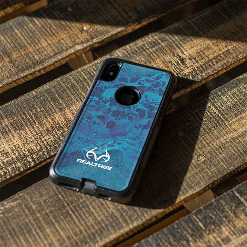 RealTree WAV3 Blue Camo Otterbox Commuter iPhone Skin