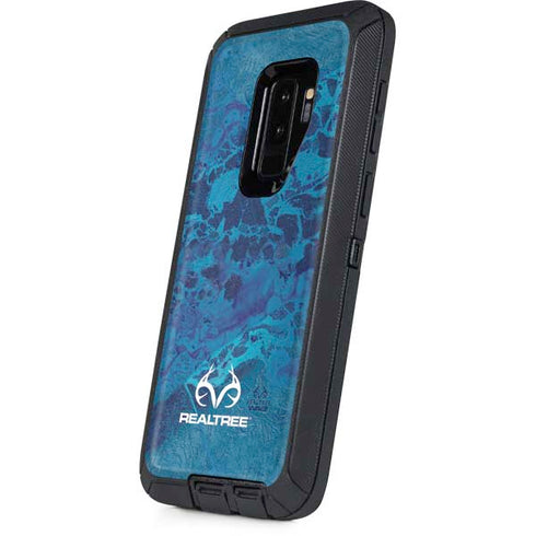 RealTree WAV3 Blue Camo Otterbox Defender Galaxy Skin