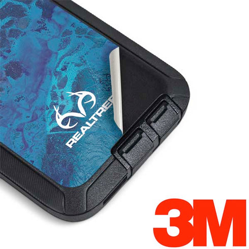 RealTree WAV3 Blue Camo Otterbox Defender Galaxy Skin