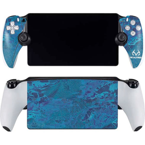 RealTree WAV3 Blue Camo PlayStation Portal Remote Player Skin