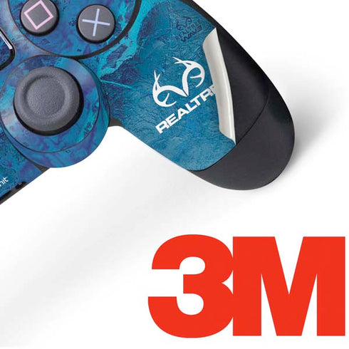 RealTree WAV3 Blue Camo PS4 Controller Skin