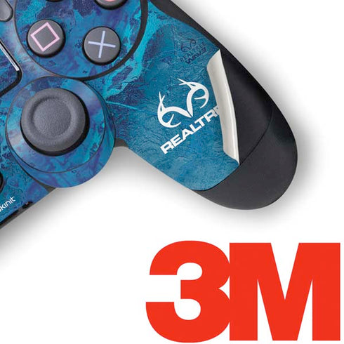 RealTree WAV3 Blue Camo PS4 Pro/Slim Controller Skin