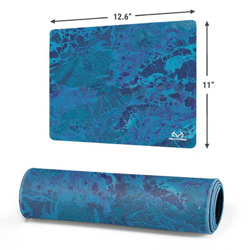 RealTree WAV3 Blue Camo Gaming Mouse Pad