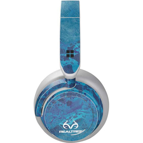 RealTree WAV3 Blue Camo Surface Headphones Skin