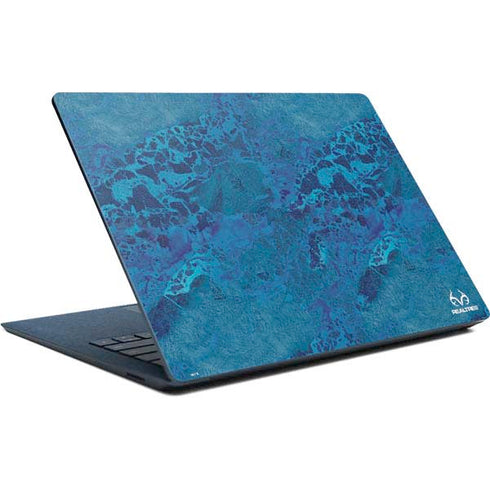 RealTree WAV3 Blue Camo Surface Laptop Skin