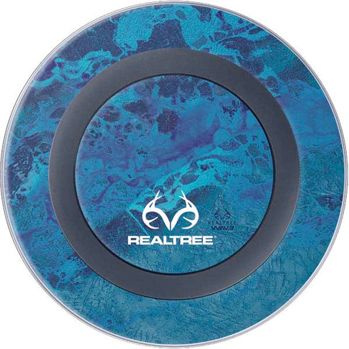 RealTree WAV3 Blue Camo Wireless Charger Skin
