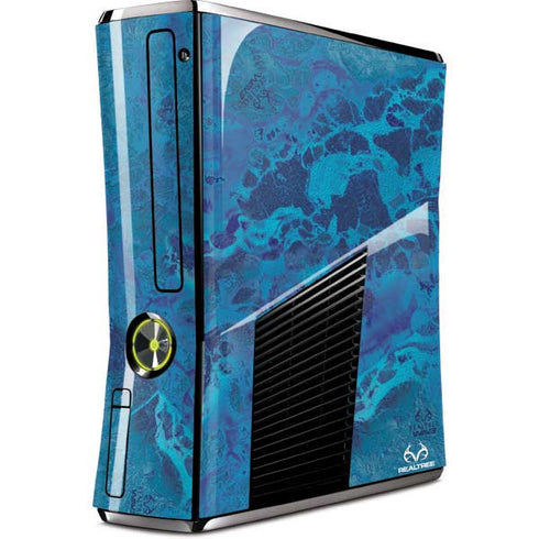 RealTree WAV3 Blue Camo Xbox 360 Slim (2010) Skin