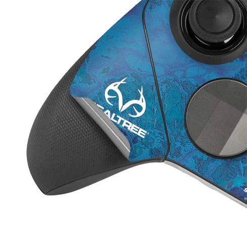 RealTree WAV3 Blue Camo Xbox Elite Wireless Controller Series 2 Skin