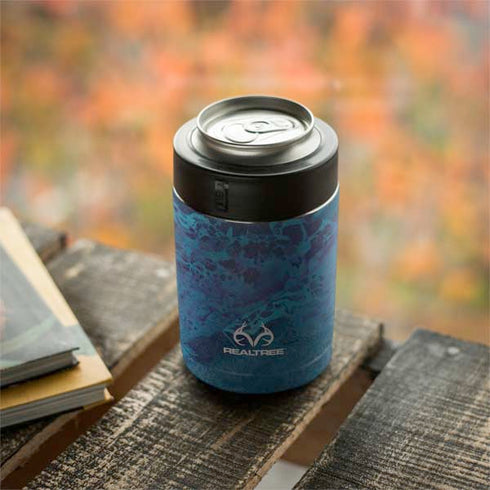 RealTree WAV3 Blue Camo Yeti Colster Can Insulator Skin