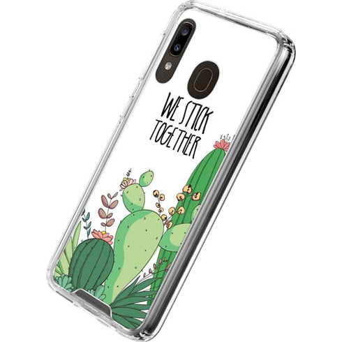 We Stick Together Galaxy A30 Clear Case