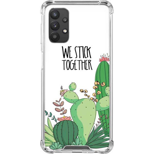 We Stick Together Galaxy A32 5G Clear Case