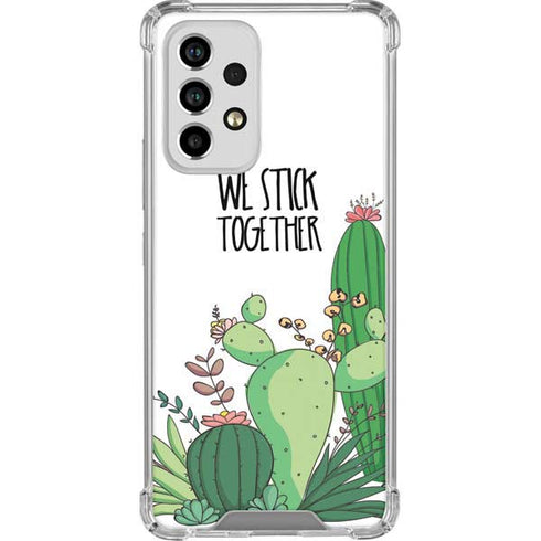 We Stick Together Galaxy A53 5G Clear Case
