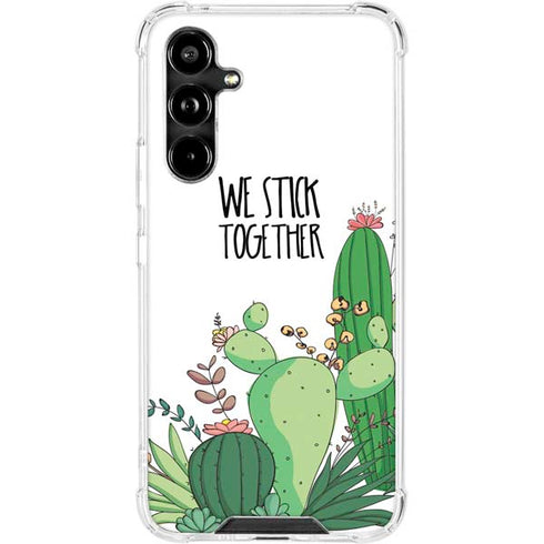 We Stick Together Galaxy A54 5G Clear Case