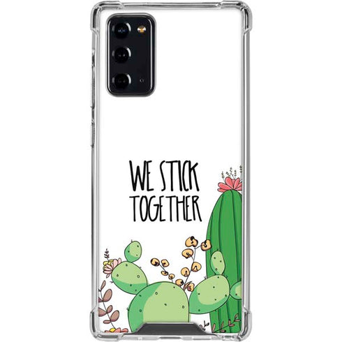 We Stick Together Galaxy Note20 5G Clear Case