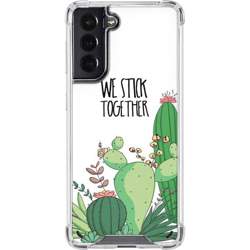 We Stick Together Galaxy S21 5G Clear Case
