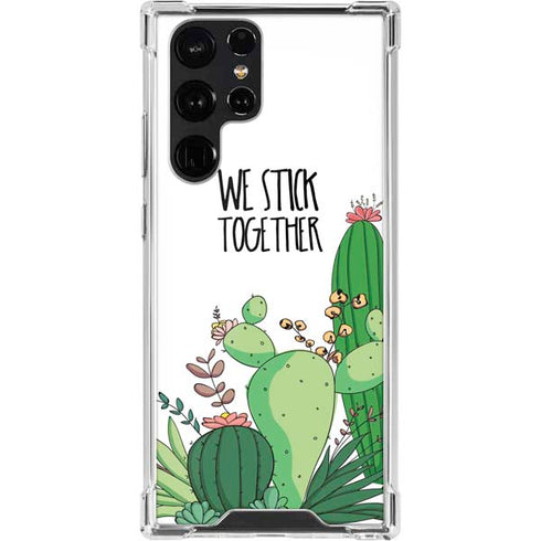 We Stick Together Galaxy S22 Ultra Clear Case