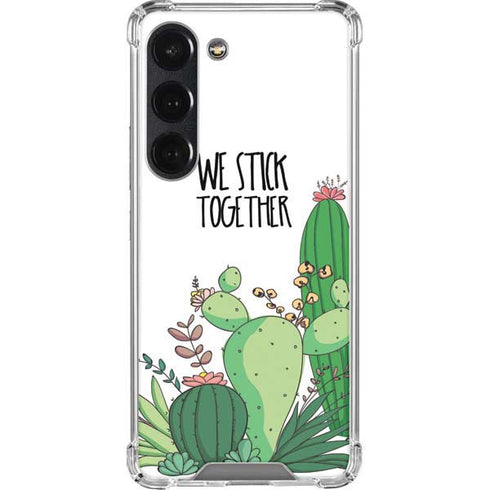 We Stick Together Galaxy S23 Clear Case