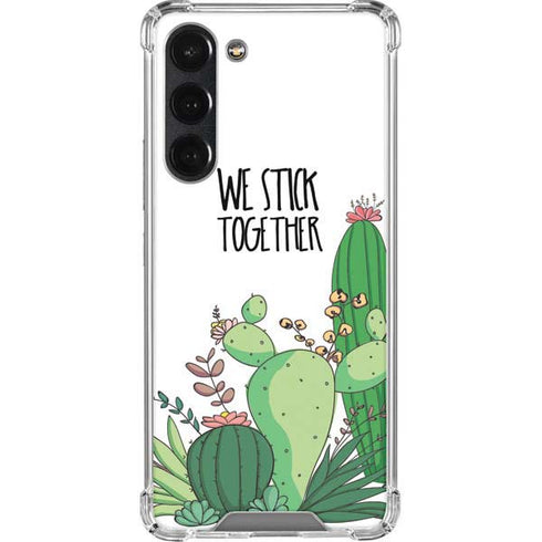 We Stick Together Galaxy S23 Plus Clear Case