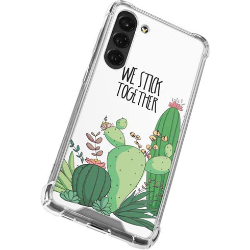 We Stick Together Galaxy S23 Plus Clear Case