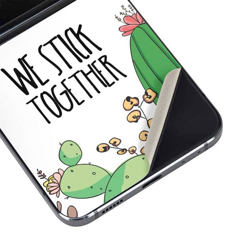 We Stick Together Galaxy Z Flip5 5G Skin