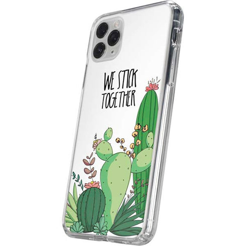 We Stick Together iPhone 11 Pro Clear Case