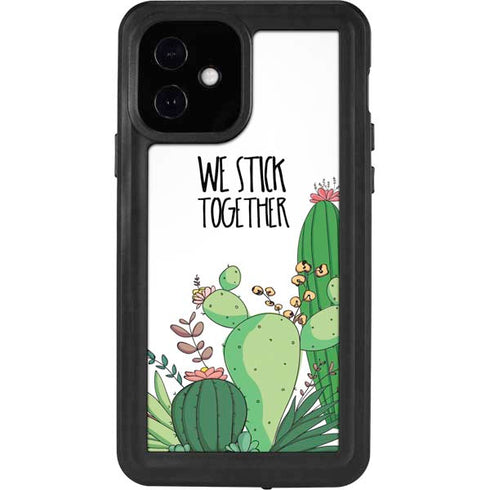 We Stick Together iPhone 12 Waterproof Case