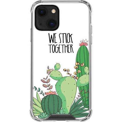 We Stick Together iPhone 14 Clear Case