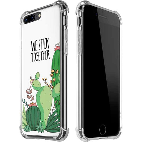 We Stick Together iPhone 7/8 Plus Clear Case