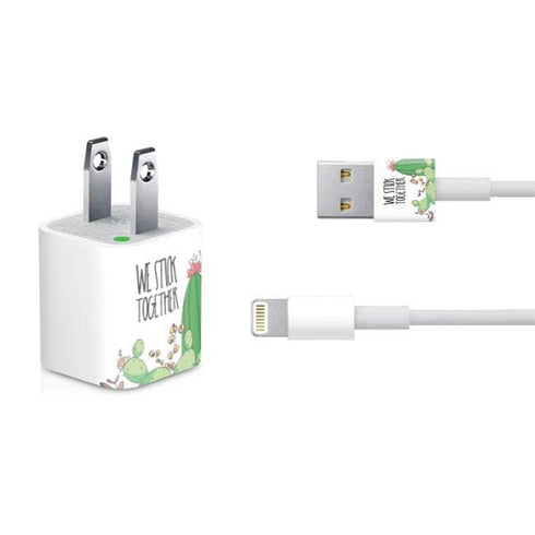 We Stick Together iPhone Charger (5W USB) Skin