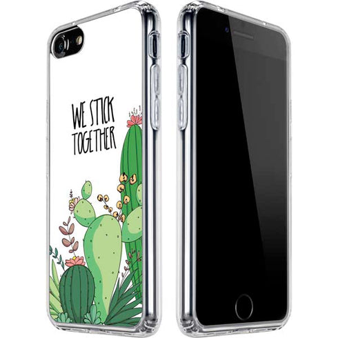 We Stick Together iPhone SE (2nd & 3rd Gen) Clear Case