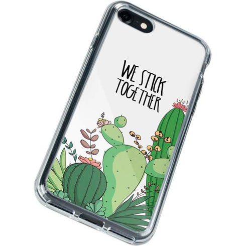 We Stick Together iPhone SE (2nd & 3rd Gen) Clear Case