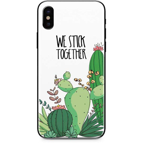 We Stick Together iPhone XS Skin