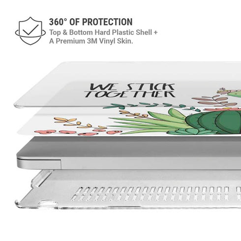 We Stick Together MacBook Pro 16in (2019-20) Case plus Skin