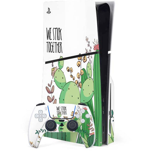 We Stick Together PS5 Slim Disk Bundle Skin