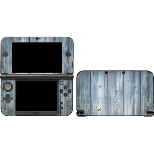 Weathered Blue Wood 3DS XL 2015 Skin