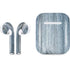 Weathered Blue Wood Apple AirPods Skin