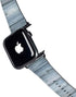 Weathered Blue Wood Apple Watch Band 42-44mm