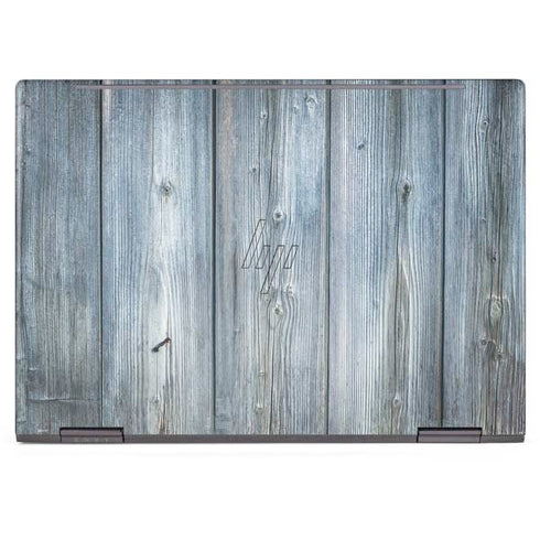 Weathered Blue Wood HP Envy Skin