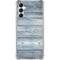Weathered Blue Wood Galaxy A14 5G Clear Case