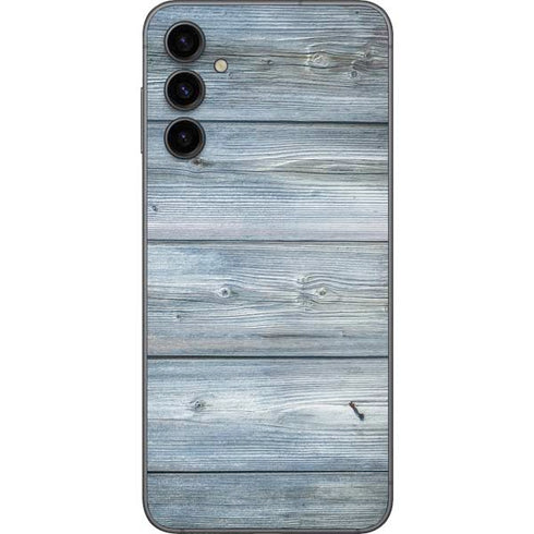 Weathered Blue Wood Galaxy A14 5G Skin