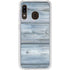 Weathered Blue Wood Galaxy A20 Clear Case