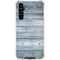 Weathered Blue Wood Galaxy A54 5G Clear Case