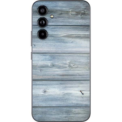 Weathered Blue Wood Galaxy A54 5G Skin